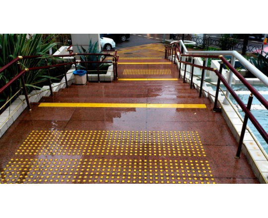 Тактильный индикатор ПВХ Размер 20 x 35 для слабовидящим людям